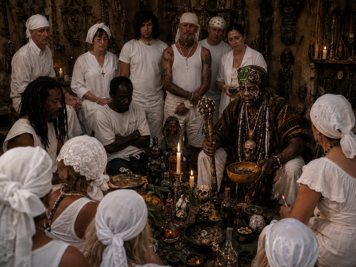 Baba Houssou Kouakou_performing-ritual